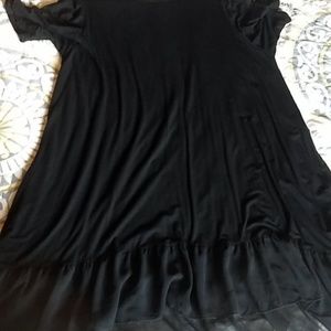 Agnes & Dora Black Ruffle Swing